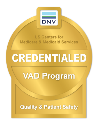 DNV credentialed VAD badge